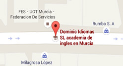 academia Inglés Murcia donde estamos