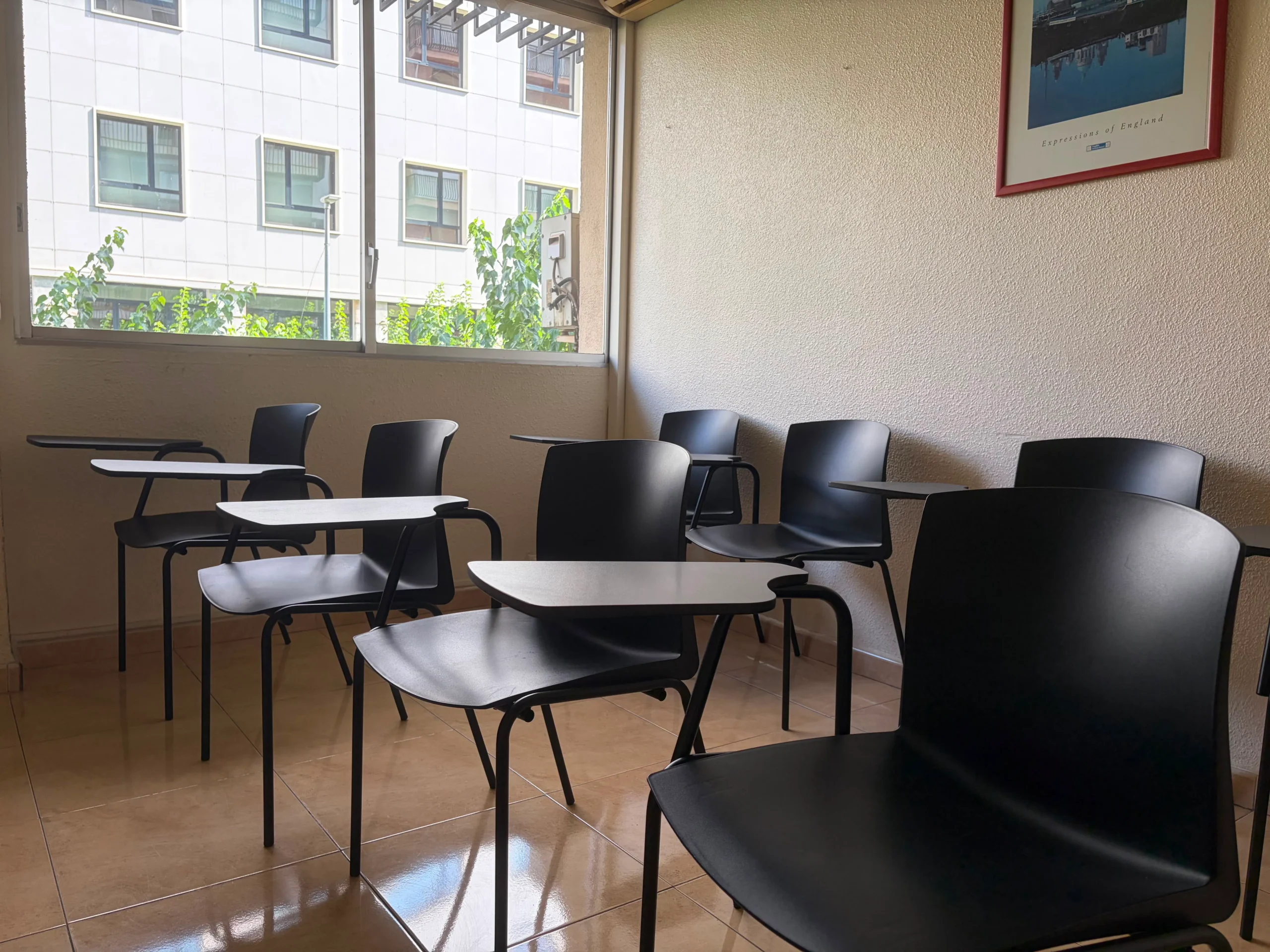 Clase de inglés en grupo reducido